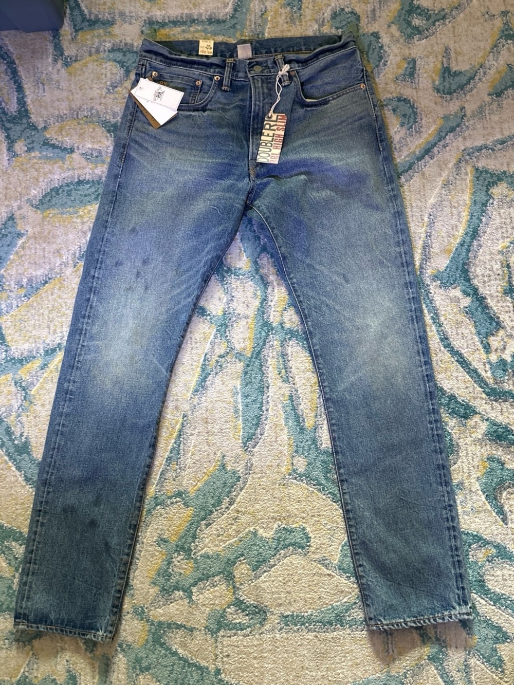 Ralph Lauren Double RL High Slim Denim Jeans - Picture 4 of 5
